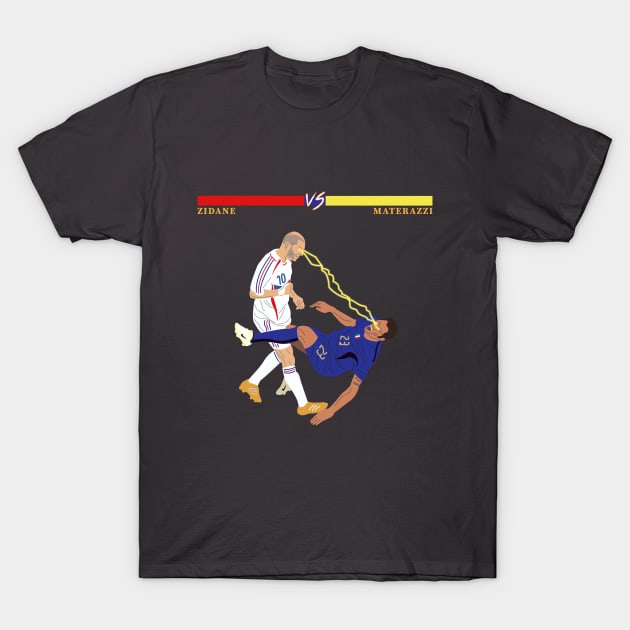 ZIDANE VS MATERAZZI ICONIC MOMENTS T-Shirt by nankeedal